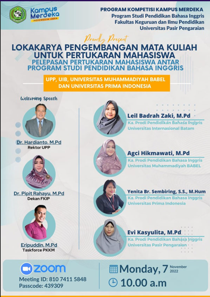 PRODI PENDIDIKAN BAHASA INGGRIS UPP LAKUKAN PERTUKARAN MAHASISWA DI TIGA PROVINSI