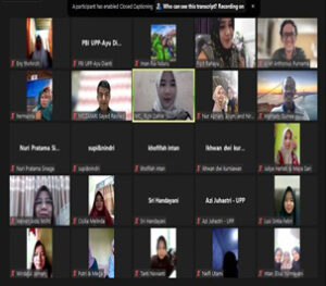 PRODI PENDIDIKAN BAHASA INGGRIS UPP SUKSES GELAR WEBINAR INTERNASIONAL